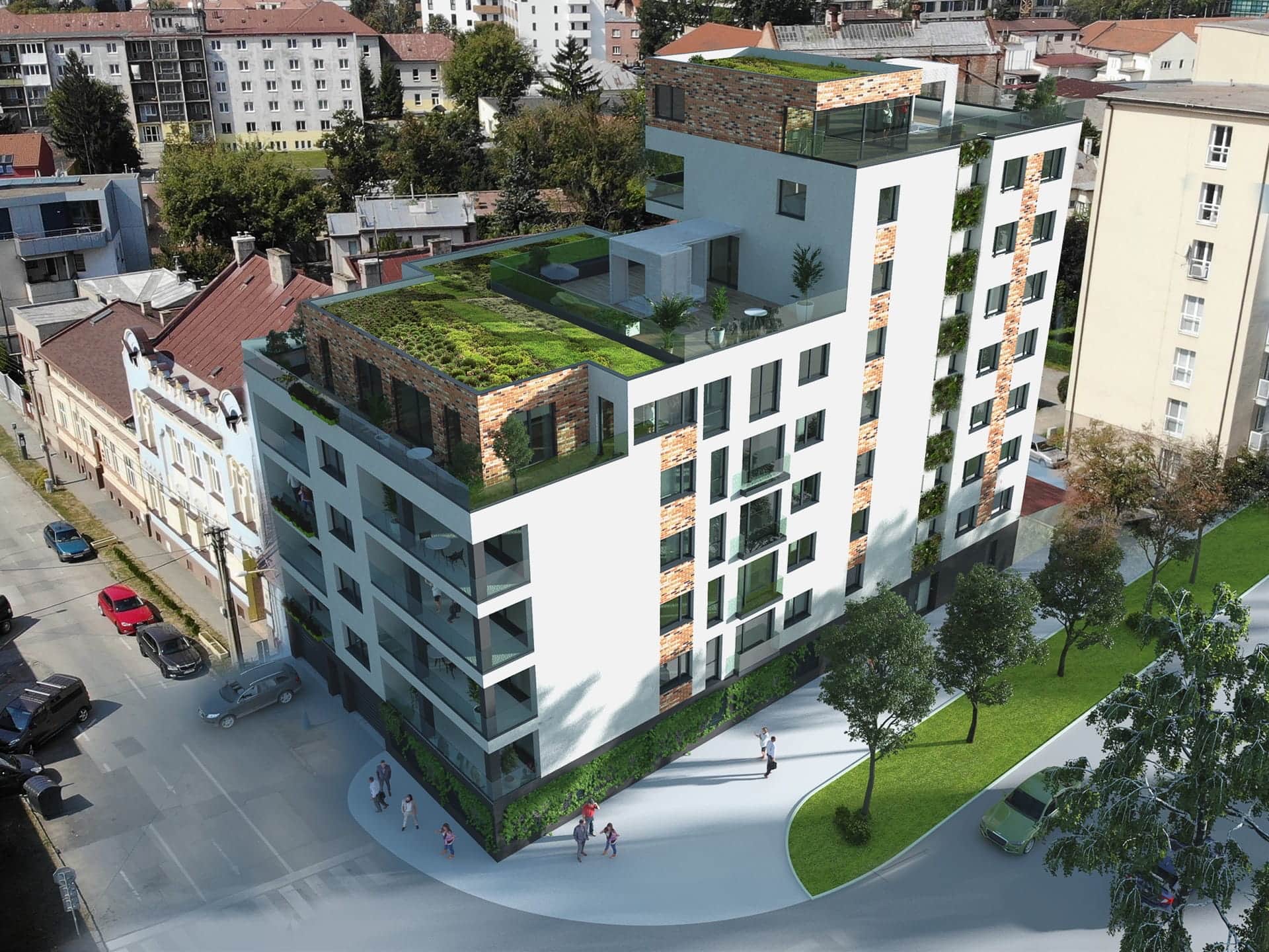 Vizualizácia projektu KZC Residence